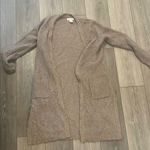Jessica Simpson Brown Cozy Knit Cardigan Sweater